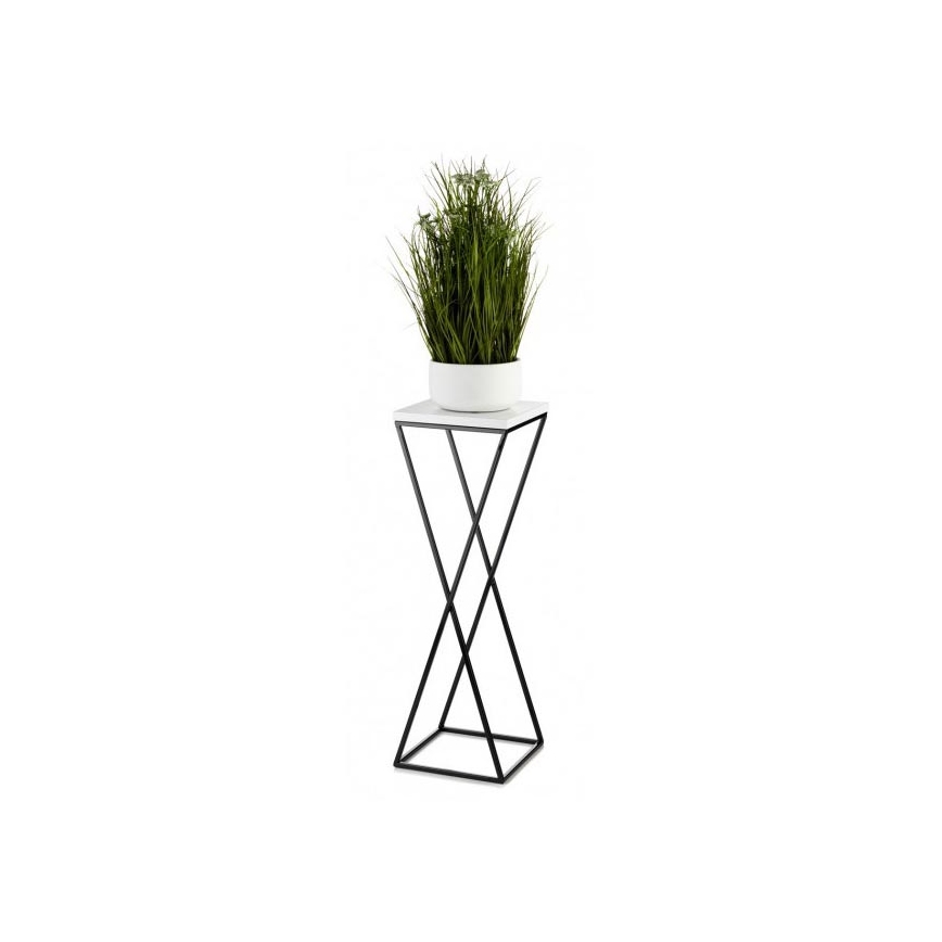 Soporte para flores LOFT 70x24 cm negro/blanco