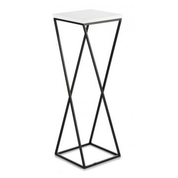 Soporte para flores LOFT 70x24 cm negro/blanco