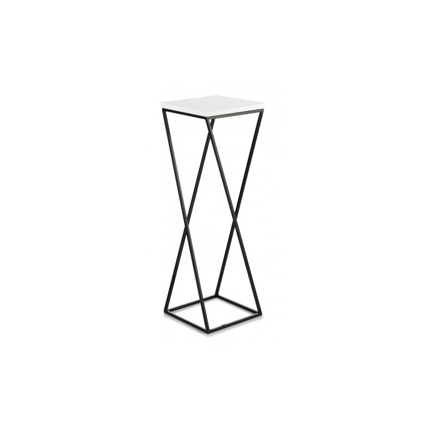 Soporte para flores LOFT 70x24 cm negro/blanco