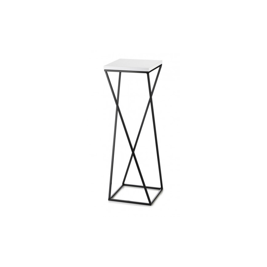 Soporte para flores LOFT 70x24 cm negro/blanco