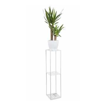 Soporte para plantas 100x24 cm blanco