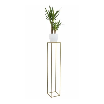 Soporte para plantas 130x24 cm dorado