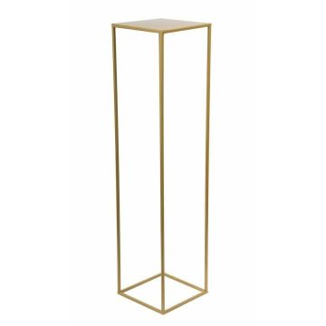 Soporte para plantas 130x24 cm dorado