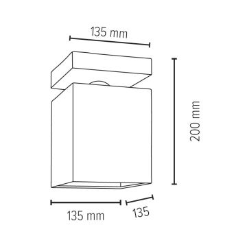 Plafón INGER 1xE27/25W/230V haya – FSC Certificado