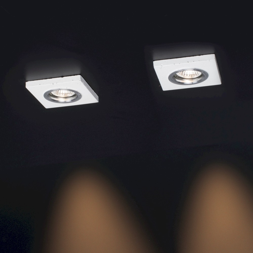 Lámpara empotrable LED VITAR 1xGU10/5W/230V CRI 90 concreto – FSC Certificado