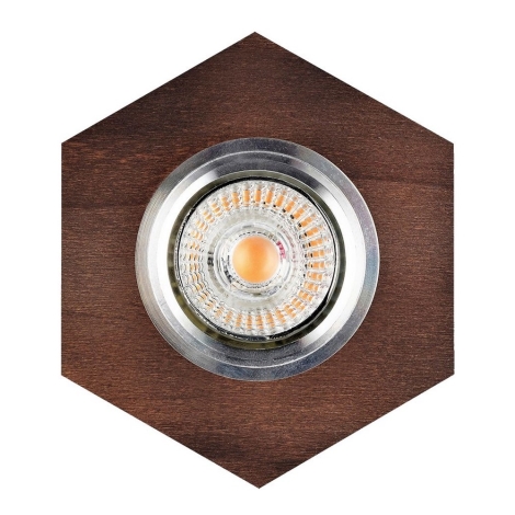 Lámpara empotrable LED VITAR 1xGU10/5W/230V CRI 90 haya – FSC Certificado