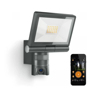 Steinel 065294 - Proyector LED con sensor y cámara LED/21W/230V IP44
