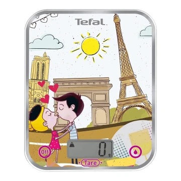 Tefal - Balanza de cocina OPTISS PARÍS 2xAAA