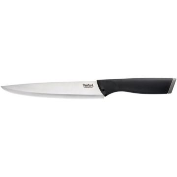 Tefal - Cuchillo de acero inoxidable COMFORT 20 cm cromo/negro