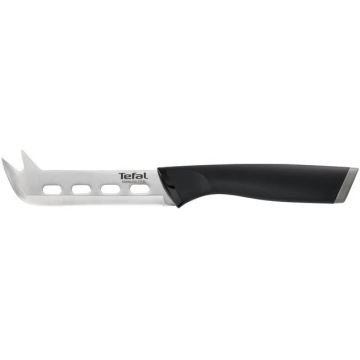 Tefal - Cuchillo para queso de acero inoxidable COMFORT 12 cm cromo/negro