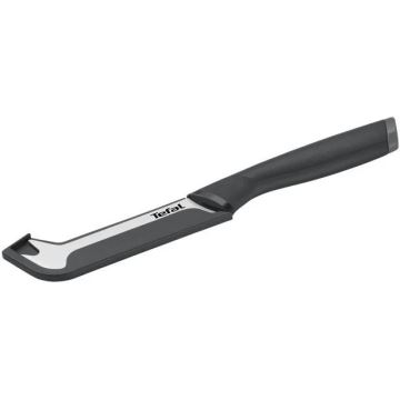 Tefal - Cuchillo para queso de acero inoxidable COMFORT 12 cm cromo/negro