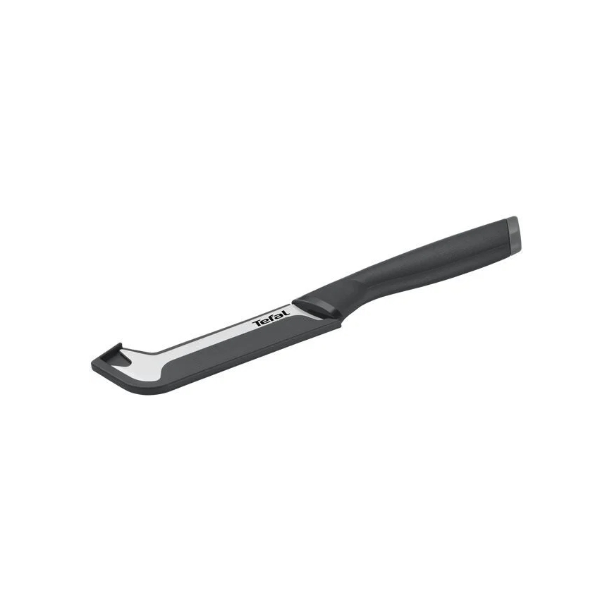 Tefal - Cuchillo para queso de acero inoxidable COMFORT 12 cm cromo/negro