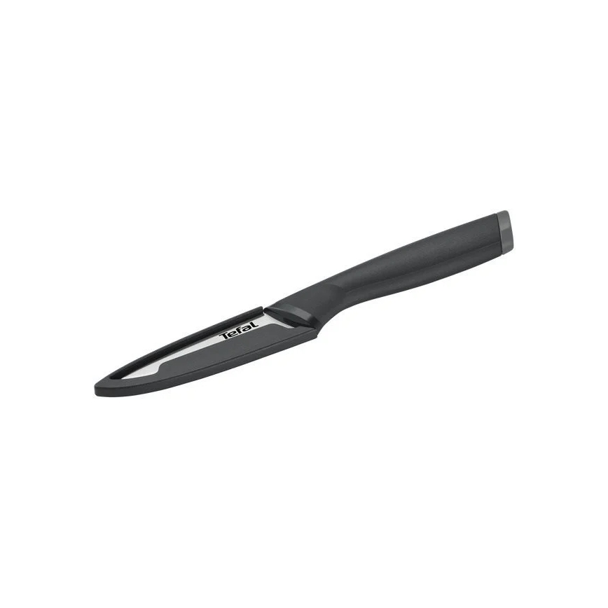 Tefal - Cuchillo universal de acero inoxidable COMFORT 12 cm cromo/negro