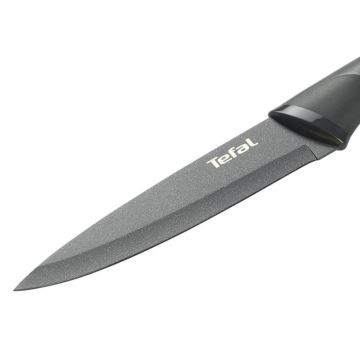 Tefal - Cuchillo universal de acero inoxidable FRESH KITCHEN 12 cm gris/verde