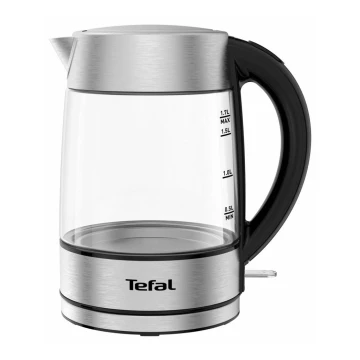 Tefal - Hervidor eléctrico GLASS 1,7 l  2200W/230V cromo