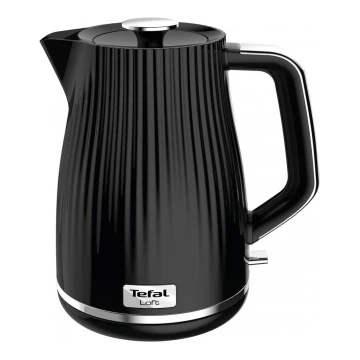 Tefal - Hervidor eléctrico LOFT 1,7 l 2400W/230V negro