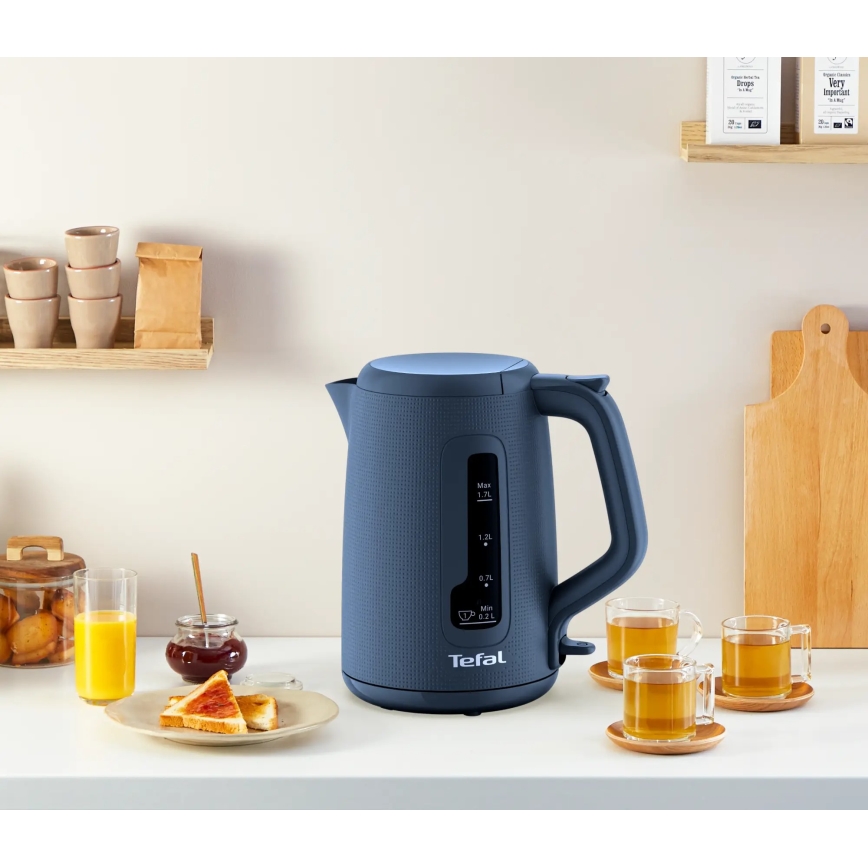 Tefal - Hervidor MORNING 1,7 l 2400W/230V azul