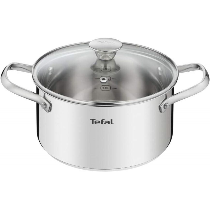 Tefal - Juego de ollas 10 pz COOK EAT acero inoxidable