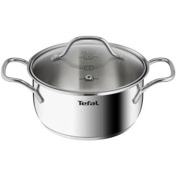 Tefal - Juego de ollas 10 pz INTUITION acero inoxidable