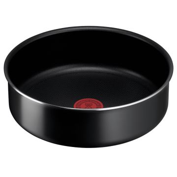 Tefal - Juego de sartenes 3 pz INGENIO EASY COOK & CLEAN BLACK