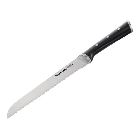 Tefal - Nerezový nůž na chléb ICE FORCE 20 cm cromo/negro