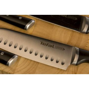 Tefal - Nerezový nůž santoku ICE FORCE 18 cm cromo/negro