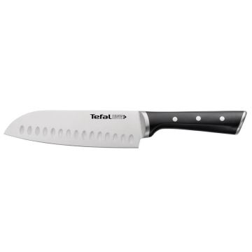 Tefal - Nerezový nůž santoku ICE FORCE 18 cm cromo/negro