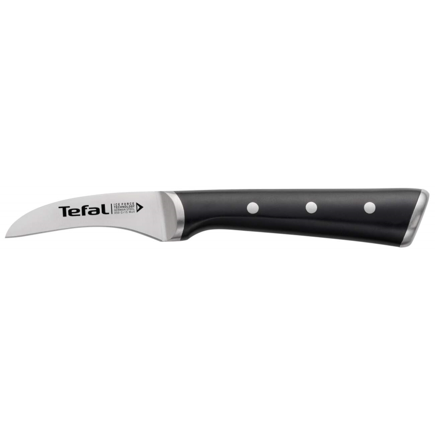 Tefal - Nerezový nůž vykrajovací ICE FORCE 7 cm cromo/negro