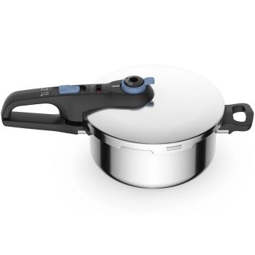 Tefal - Olla a presión 4 l SECURE TRENDY acero inoxidable