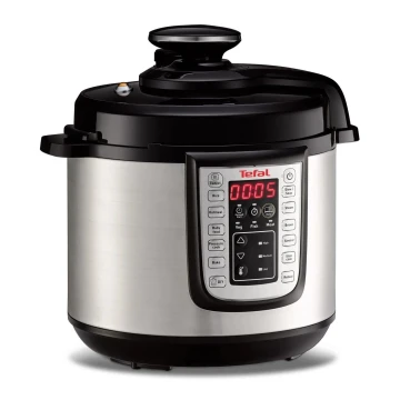 Tefal - Olla a presión eléctrica multifunción ALL IN ONE POT 1100W/230V cromo/negro