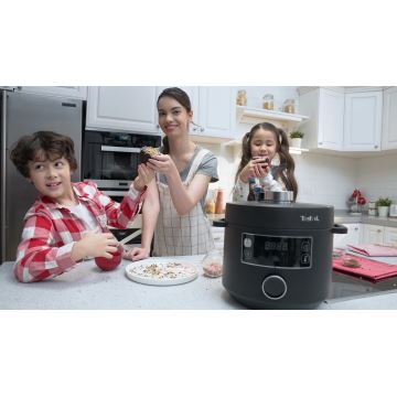 Tefal - Olla eléctrica multifunción TURBO CUISINE 4,8 l 1090W/230V negro