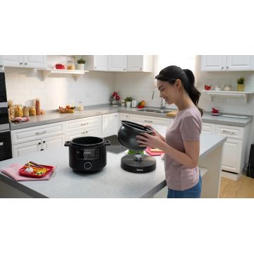 Tefal - Olla eléctrica multifunción TURBO CUISINE 4,8 l 1090W/230V negro