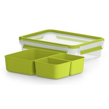 Tefal - Recipiente de comida 1,2 l MASTER SEAL TO GO Verde