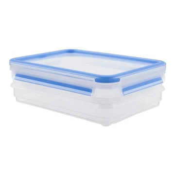 Tefal - Recipiente de comida 2x0,6 l MASTER SEAL FRESH azul