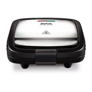 Tefal - Sandwichera CROC TIME 700W/230V negro/cromo