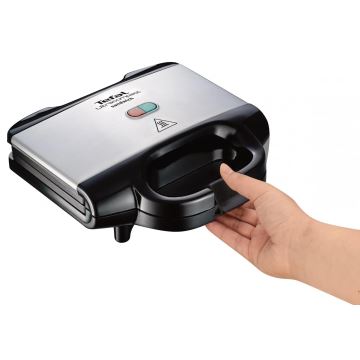 Tefal - Sandwichera ULTRACOMPACT 700W/230V negro/cromo