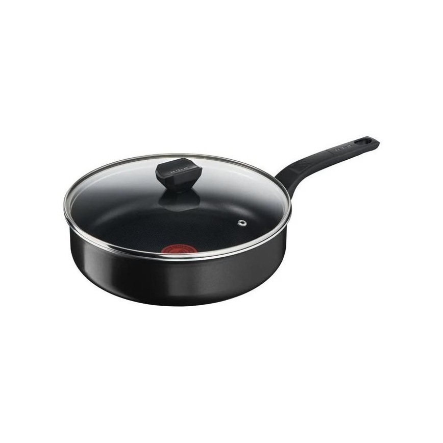 Tefal - Sartén honda con tapa SIMPLY CLEAN 24 cm