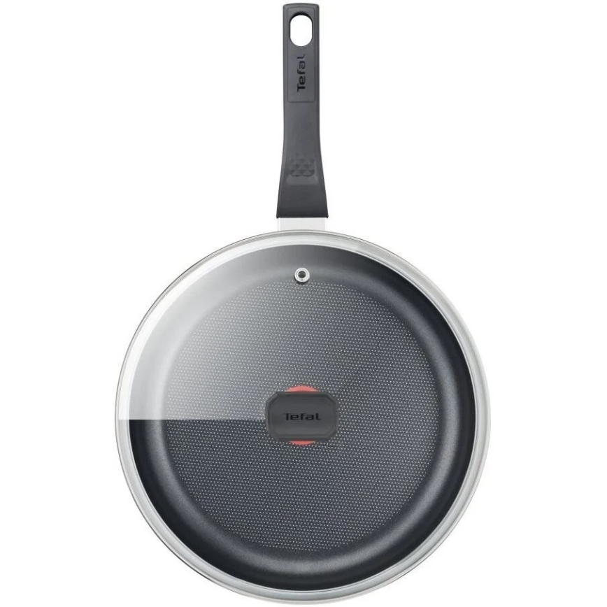 Tefal - Sartén honda con tapa SIMPLY CLEAN 24 cm