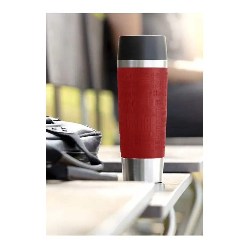 Tefal - Taza de viaje 500 ml TRAVEL MUG acero inoxidable/rojo