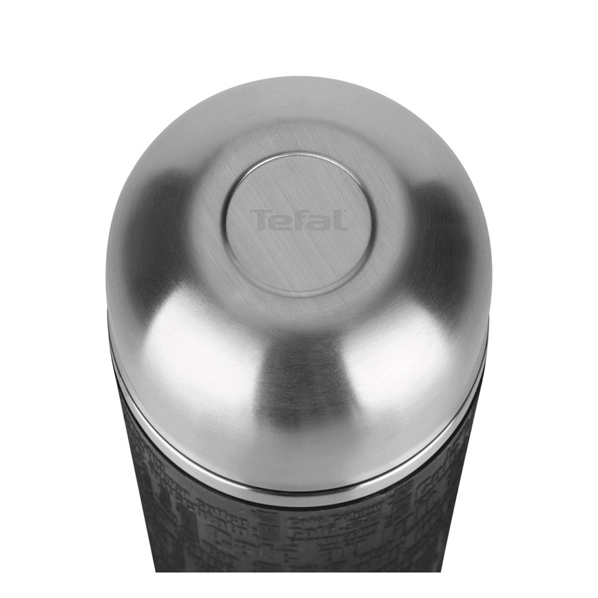 Tefal - Termo con una taza 0,5 l SENATOR acero inoxidable/negro