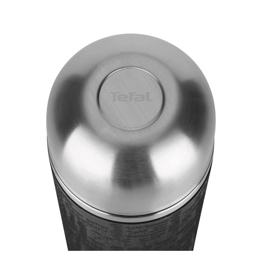 Tefal - Termo con una taza 1 l SENATOR acero inoxidable/negro