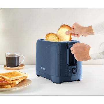 Tefal - Tostadora con dos agujeros MORNING 850W/230V azul