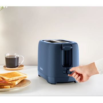 Tefal - Tostadora con dos agujeros MORNING 850W/230V azul