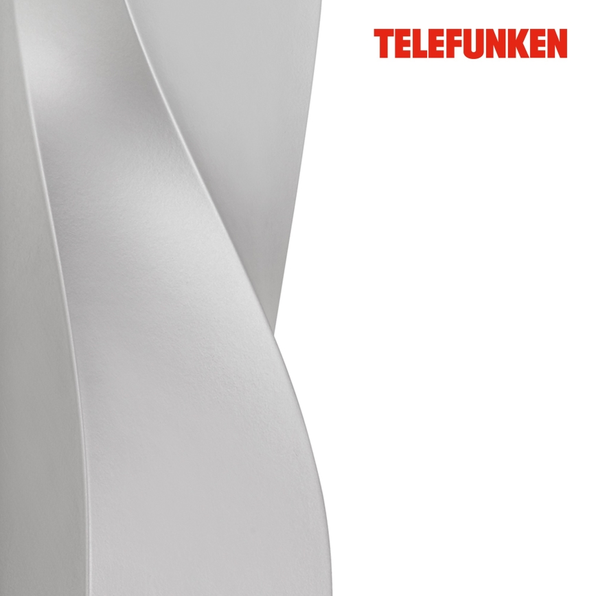 Telefunken 312704TF - Aplique LED para exterior 2xLED/5,5W/230V IP44 plata