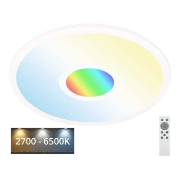 Telefunken 319306TF - LED RGBW Lámpara regulable LED/22W/230V 2700-6500K + control remoto
