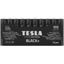 Tesla Batteries - 10 pz Batería alcalina AAA BLACK+ 1,5V 1200 mAh