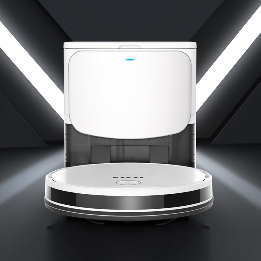 TESLA Electronics RoboStar - Robot aspirador inteligente 2en1 2600 mAh Wi-Fi blanco + control remoto