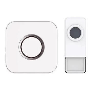 Timbre inalámbrico 3xAAA IP55 blanco