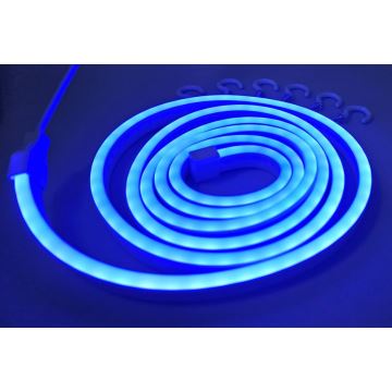 Tira flexible LED NEON LED/5V USB 1,8 m azul