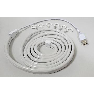 Tira flexible LED NEON LED/5V USB 1,8 m blanco